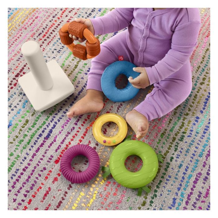 Розвиваюча іграшка Fisher-Price Пірамідка Розвиток сенсорики (HXK47) зображення 5