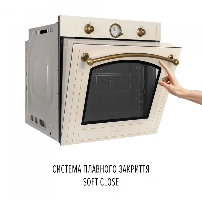 Духовой шкаф Perfelli RETRO 6A8N BEIGE изображение 6