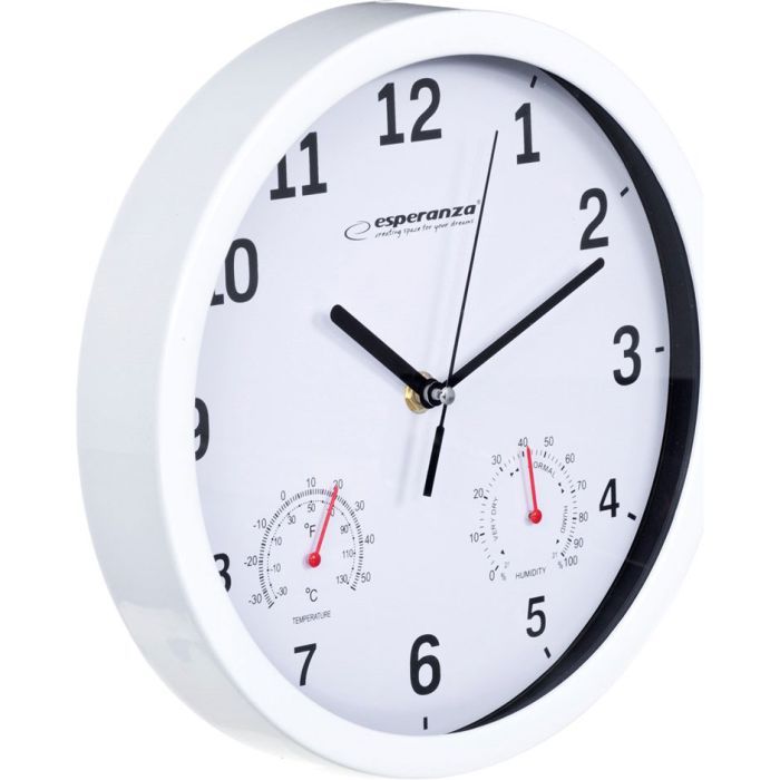 Настенные часы Esperanza Wall Clock Lyon 25см Black (EHC016K) изображение 2