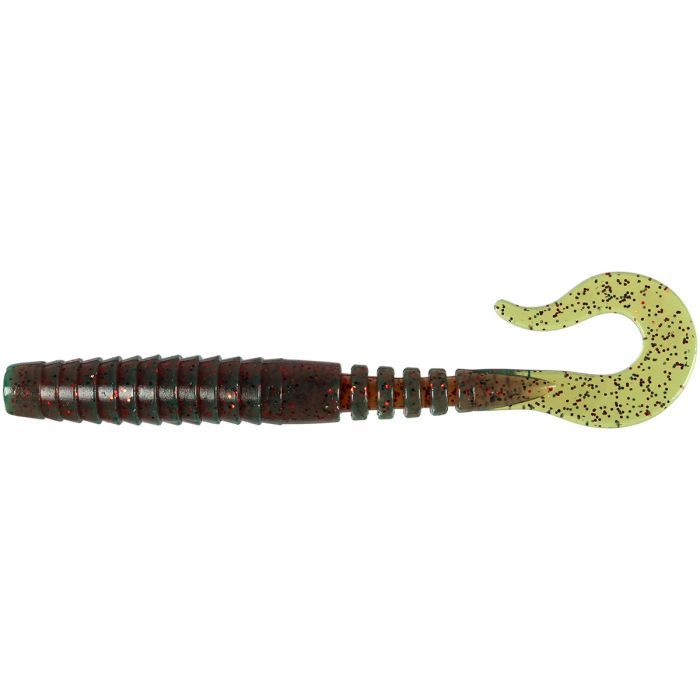 Силикон рыболовный FishUP Vipo 2" 019 - Motor Oil/Red (10шт/уп) (1864.13.98)