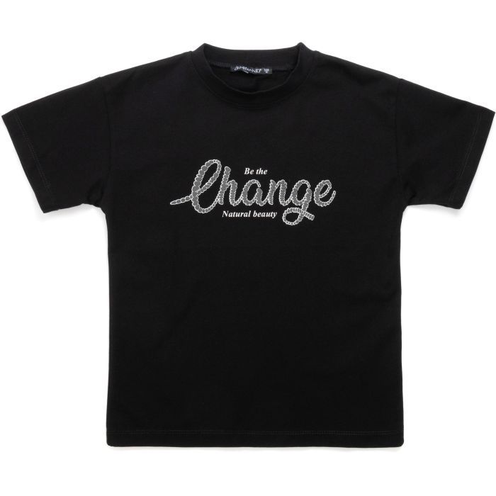Футболка дитяча Blueland CHANGE (16022-128G-black)