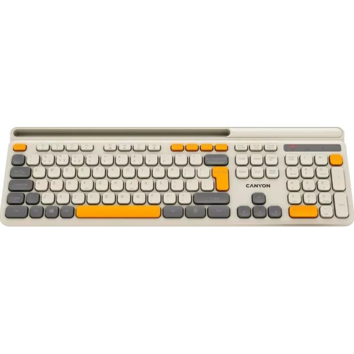 Клавіатура Canyon HKB-W03 Wireless UA Grey (CNS-HKBW03DG)
