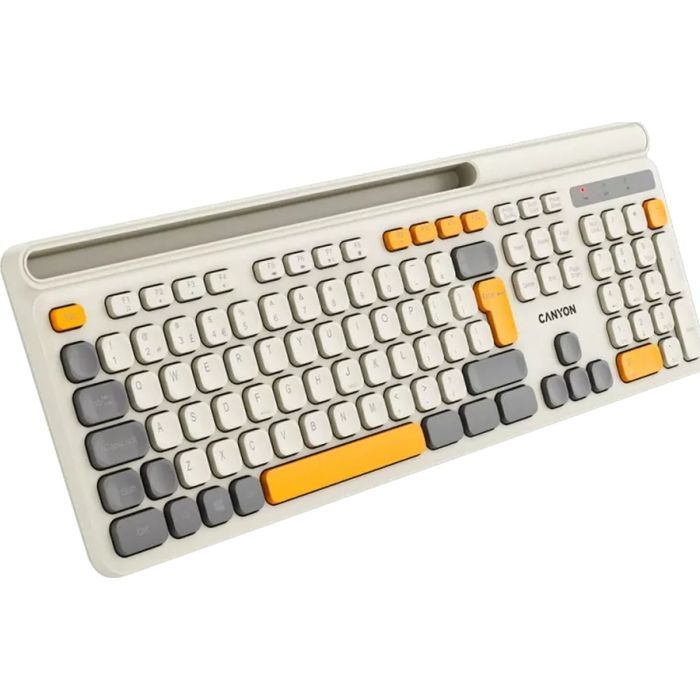 Клавіатура Canyon HKB-W03 Wireless UA Grey (CNS-HKBW03DG) зображення 4