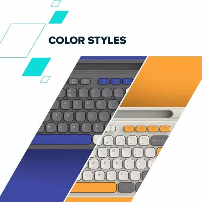 Клавіатура Canyon HKB-W03 Wireless UA Grey (CNS-HKBW03DG) зображення 8