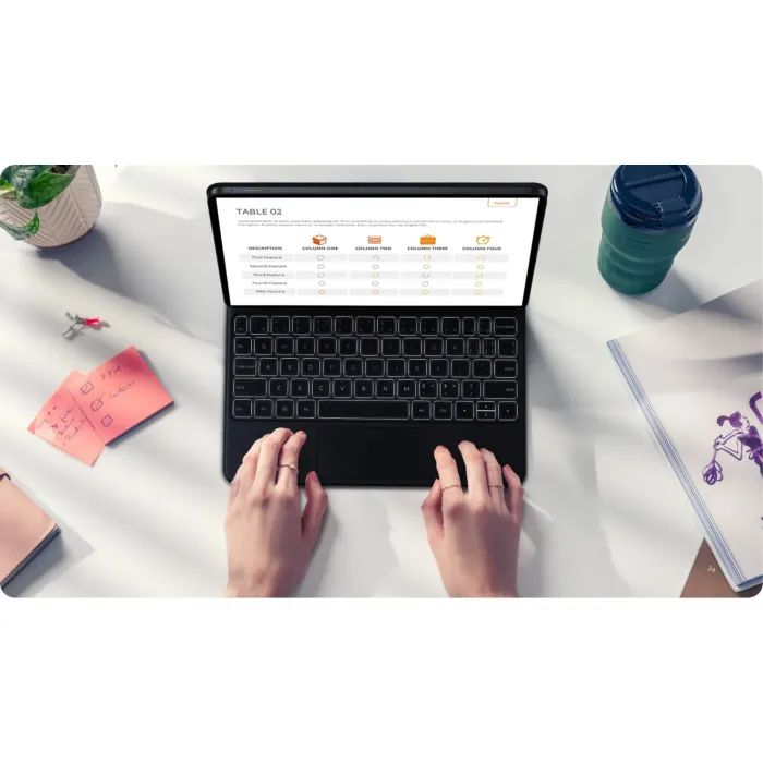 Чехол для планшета Xiaomi Pad 7 / 7 Pro Focus Keyboard (BHR9500GL) Black (1128849) изображение 6