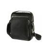 Сумка Vintage Месенджер шкіряна Чорна (14578)