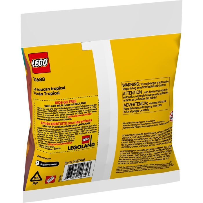 Конструктор LEGO Creator Тропический тукан (30688) изображение 3