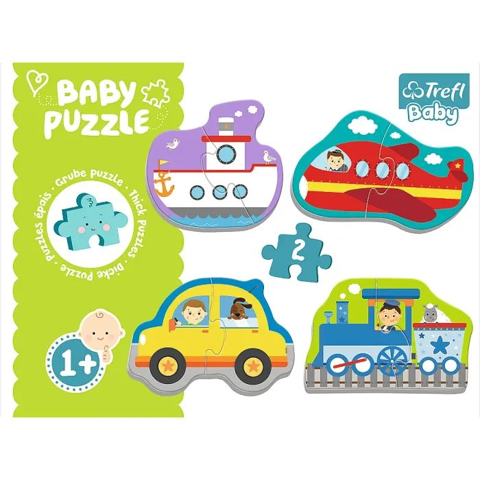 Пазл Trefl Baby Classic Транспортные средства (5900511360752) изображение 2
