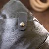 Сумка Vintage Слинг кожзам Черная (20565) изображение 9