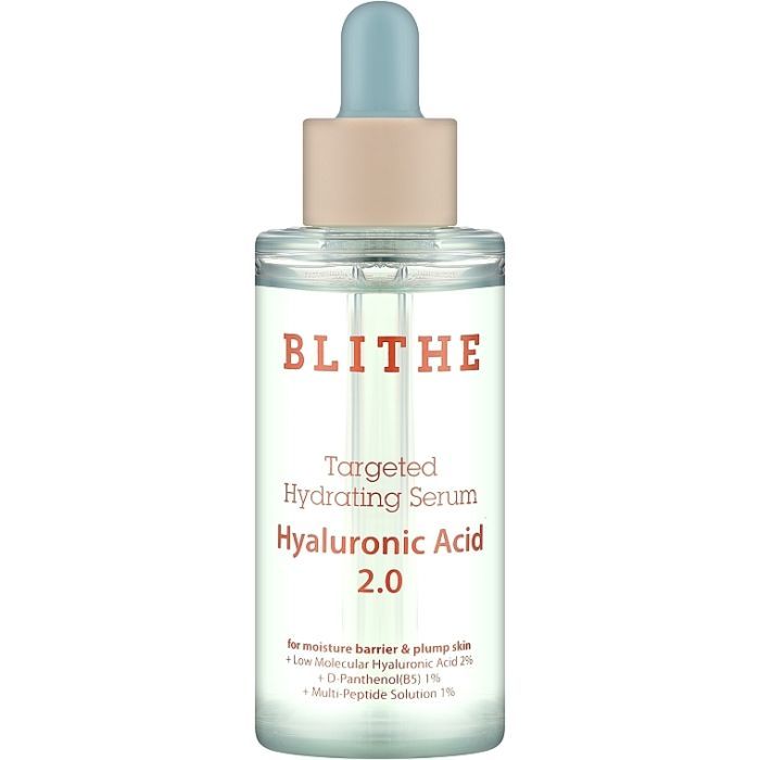 Сыворотка для лица Blithe Targeted Hydrating Serum Hyaluronic Acid 2.0 Гиалуроновая с антиоксидантами и пептидами 50 мл (8809501660933) изображение 2