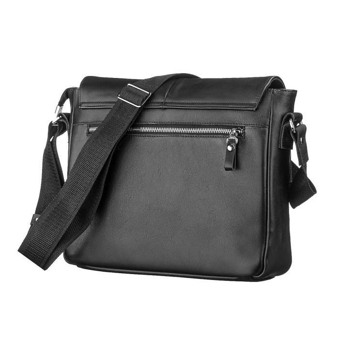 Сумка Shvigel Кожаная Черная (00858) изображение 2