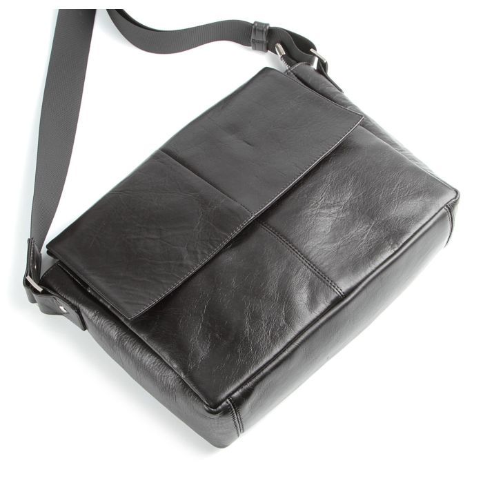 Сумка Shvigel Кожаная Черная (00858) изображение 7