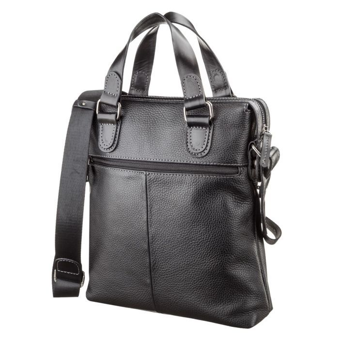 Сумка Shvigel Кожаная Черная (11114) изображение 2