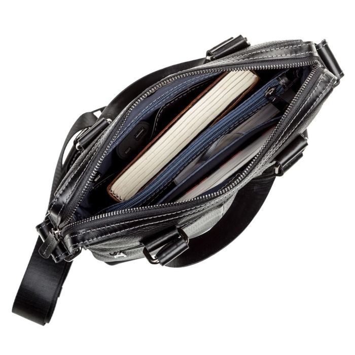 Сумка Shvigel Кожаная Черная (11114) изображение 7