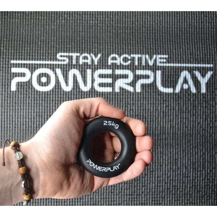 Эспандер PowerPlay PP-4324 Hand Grip Ring Medium 20 кг Зелений (PP_4324_20kg) изображение 8