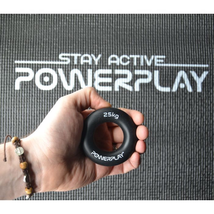 Эспандер PowerPlay PP-4324 Hand Grip Ring Medium 20 кг Зелений (PP_4324_20kg) изображение 9