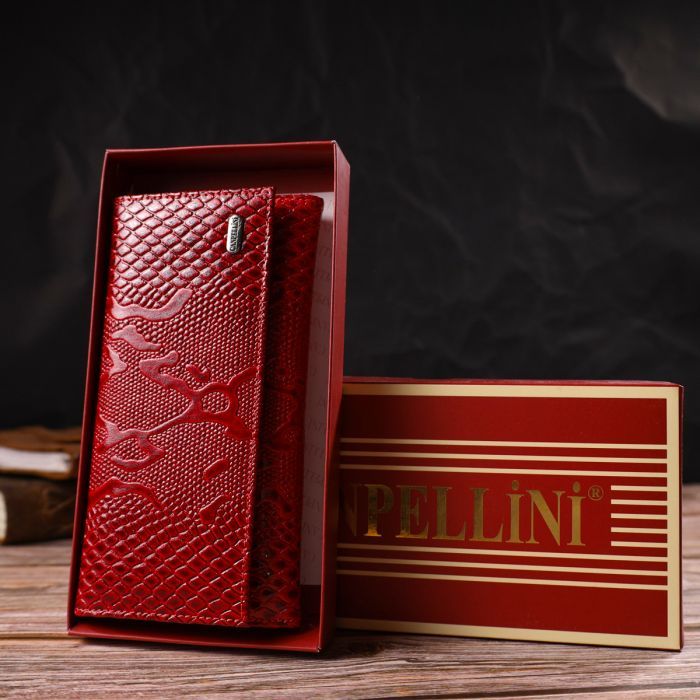 Портмоне Canpellini З натуральної шкіри Червоне (21850) зображення 10
