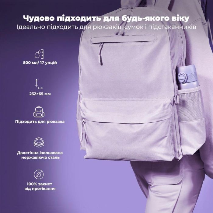 Пляшка для води ION8 OneTouch Vacuum Insulated 500 мл Blue (I8TS500BLU) зображення 9