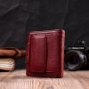 Гаманець ST Leather З натуральної шкіри Бордовий (22452) зображення 10