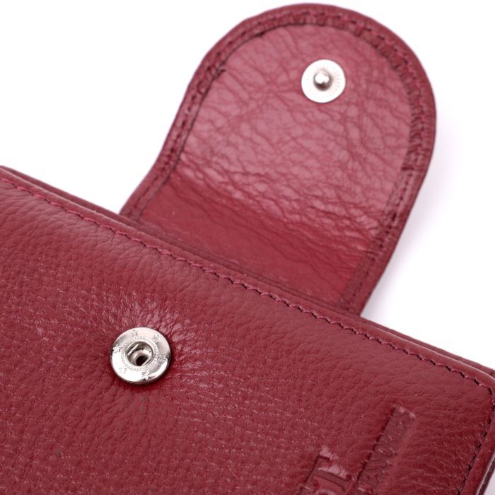 Гаманець ST Leather З натуральної шкіри Бордовий (22452) зображення 5