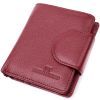 Гаманець ST Leather З натуральної шкіри Бордовий (22452)