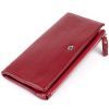Кошелек ST Leather Из кожи с карманом для мобильного Бордовый (19311)