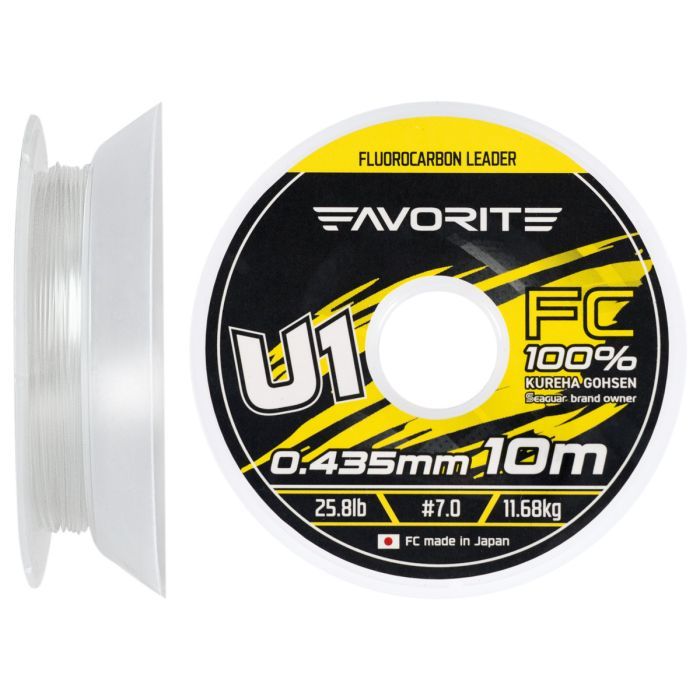 Флюорокарбон Favorite U1 FC 10m 3.5/0.31mm 14.1lb/6.38kg (1693.11.82)