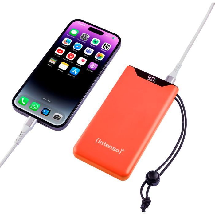 Батарея універсальна Intenso F10000 10000mAh QC3.0 orange (7332038) зображення 4