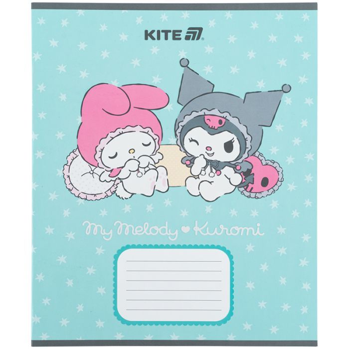 Зошит Kite Kuromi, 12 аркушів, коса лінія (HK25-235-2) зображення 9