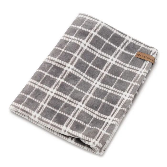 Коврик для животных Pet Fashion Bliss 1 70.5х55.5 см серый в клетку (4823082441334) изображение 2