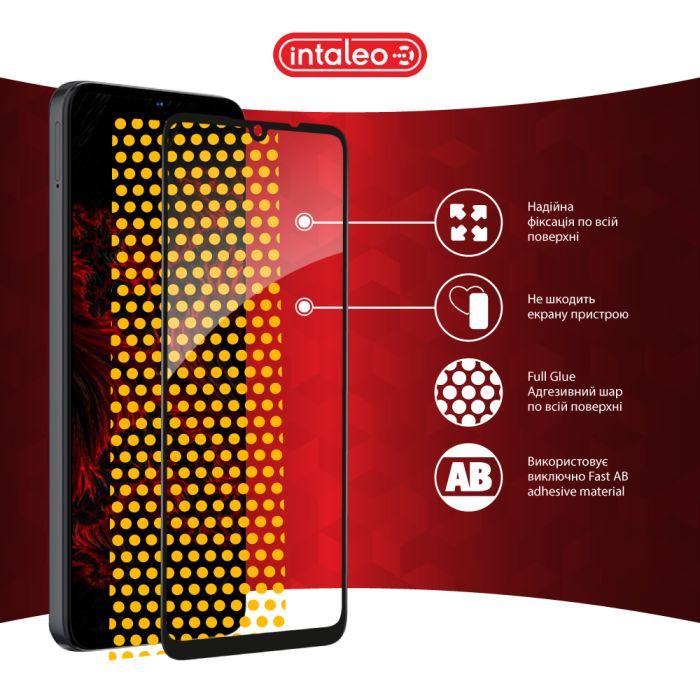 Скло захисне Intaleo Full Glue ZTE Blade A35 Black (1283126598739) зображення 7