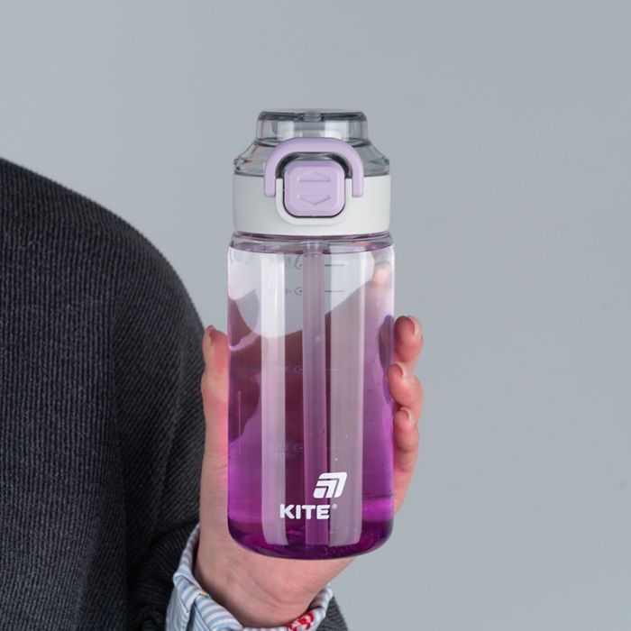Поильник-непроливайка Kite 600 мл, фіолетова (K25-1212-3) изображение 4