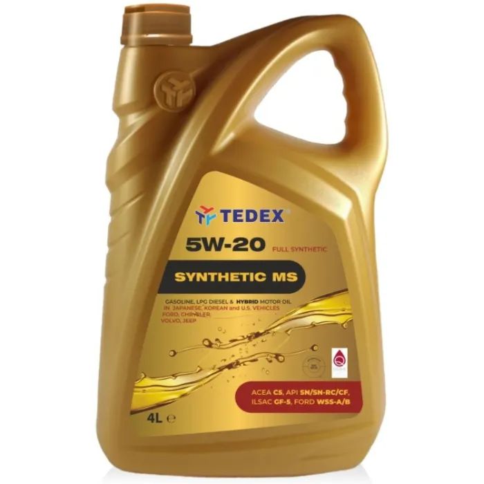 Моторное масло TEDEX SYNTHETIC (MS) MOTOR OIL 5W20 - 4л