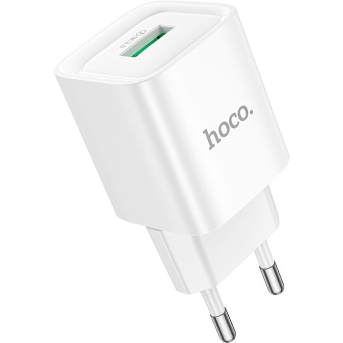 Зарядное устройство HOCO C145A Charm USB QC3.0 White (6942007630214) изображение 2