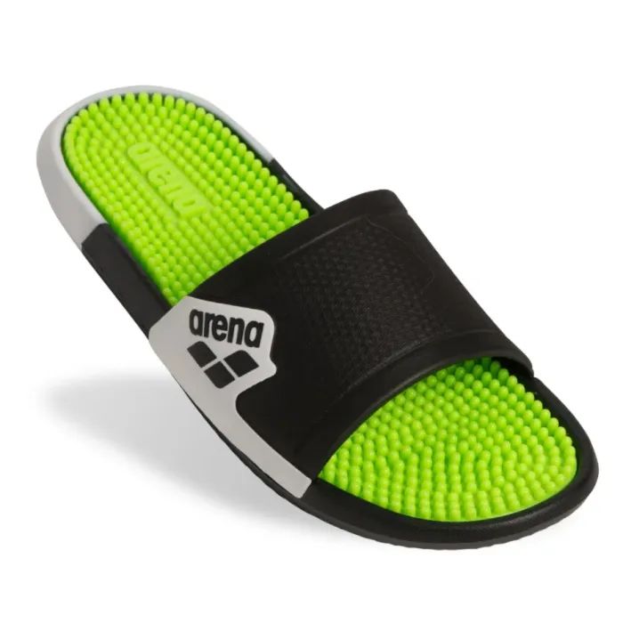 Шлепанцы Arena Marco Active 009279-120 чорний, зелений 45 (3468337513469) изображение 3