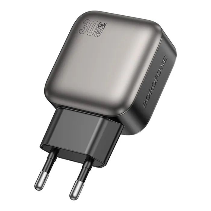Зарядний пристрій BOROFONE BAS55A Absolute 1xUSB-C PD30W + 1xUSB QC3.0 Black (6941991116230) зображення 2