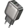 Зарядний пристрій BOROFONE BAS55A Absolute 1xUSB-C PD30W + 1xUSB QC3.0 Black (6941991116230)