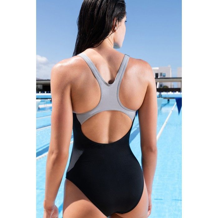 Купальник Arena Swimsuit Control Pro Solid 009073-555 чорний 42 (3468337536598) изображение 12