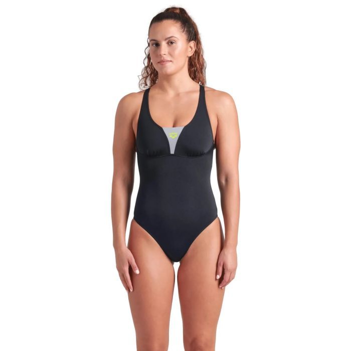 Купальник Arena Swimsuit Control Pro Solid 009073-555 чорний 42 (3468337536598)