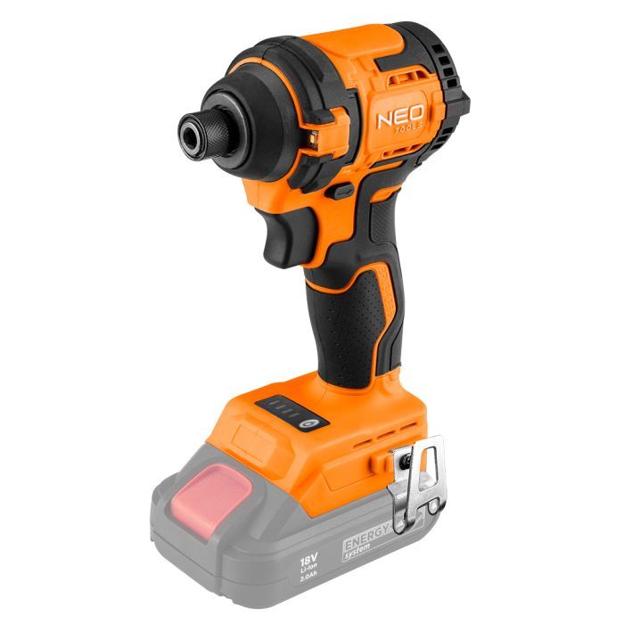 Гайковерт Neo Tools Energy+ 18V, бесщеточный, 3600об/мин, 300Нм, 1/4", 4 скорости (без АКБ и ЗУ) (04-612)