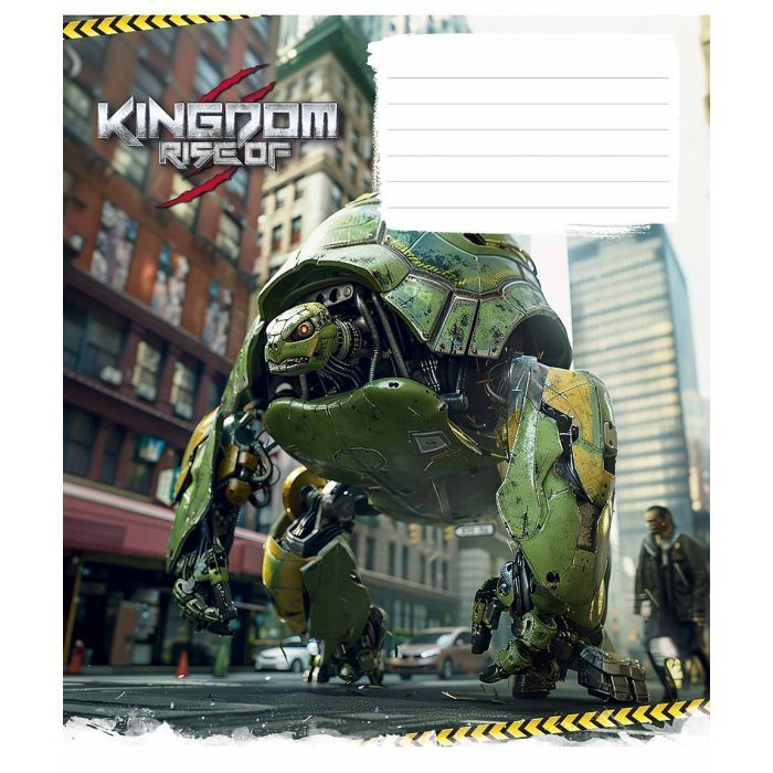 Зошит Школярик Animals transformers 12 аркушів клітинка (012-3467K) зображення 4