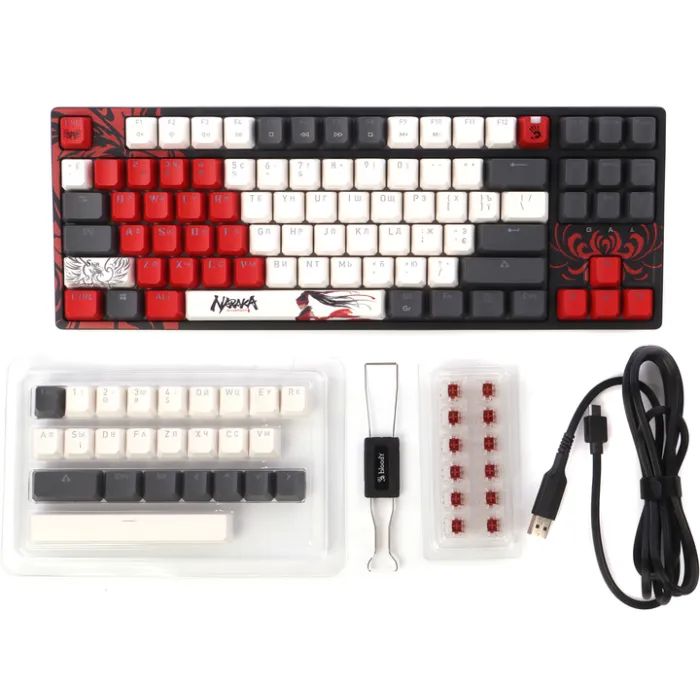 Клавиатура A4Tech Bloody S87 USB Naraka (4711421001809) изображение 6