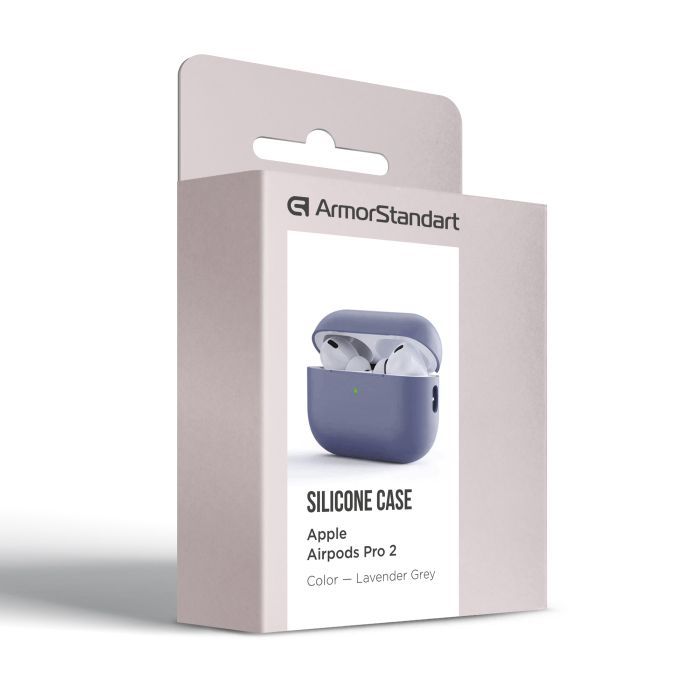 Чехол для наушников Armorstandart Silicone Case для Apple Airpods Pro 2 Purple (ARM64540) изображение 3