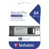 USB флеш накопитель Verbatim 64GB Secure Pro with 256 AES USB 3.2 (98666) изображение 3