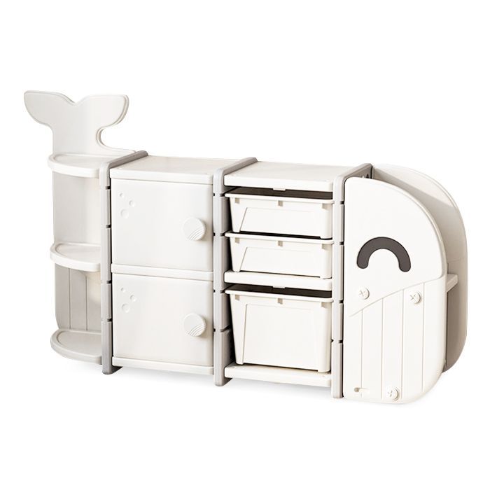Детский стеллаж Mealux Swimo White (KD-E017 White)