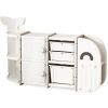 Детский стеллаж Mealux Swimo White (KD-E017 White)