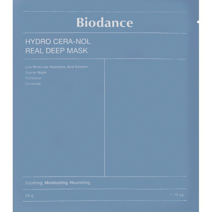 Маска для обличчя Biodance Hydro Cera-Nol Real Deep Sheet Mask 34 г (8809937360629)