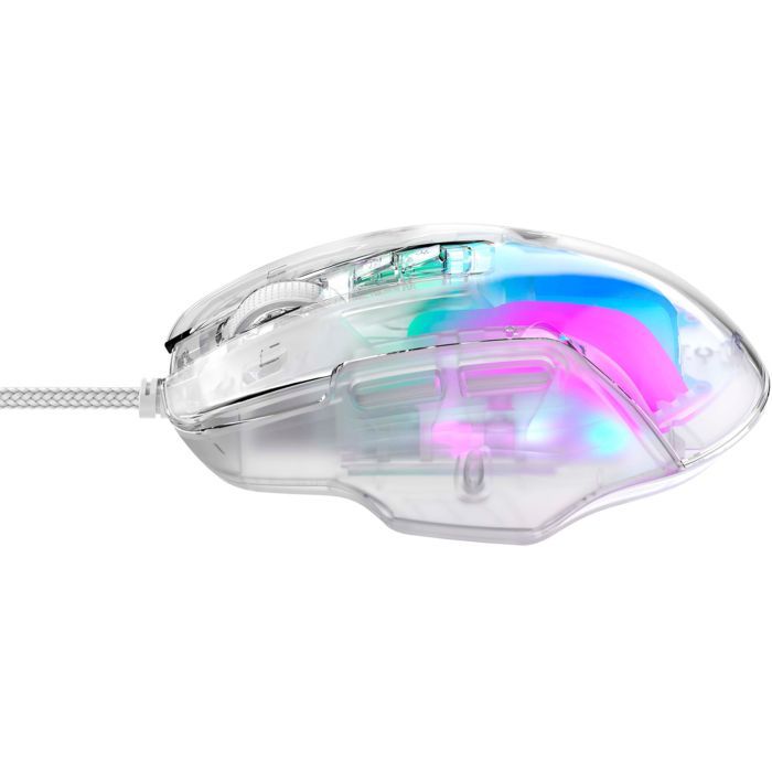 Мишка Havit HV-MS1011SE USB Transparent White (6950676293678) зображення 3