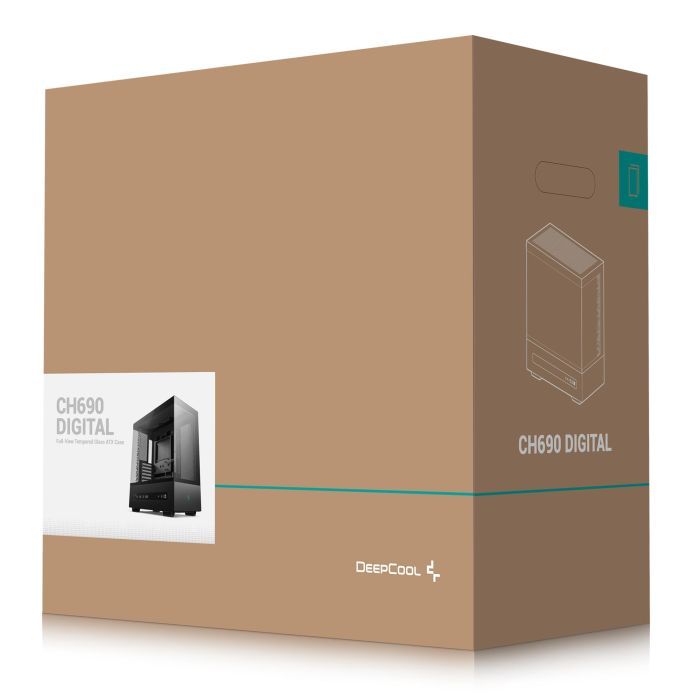 Корпус Deepcool CH690 Digital Black (R-CH690-BKNNA0D-G-1) изображение 13