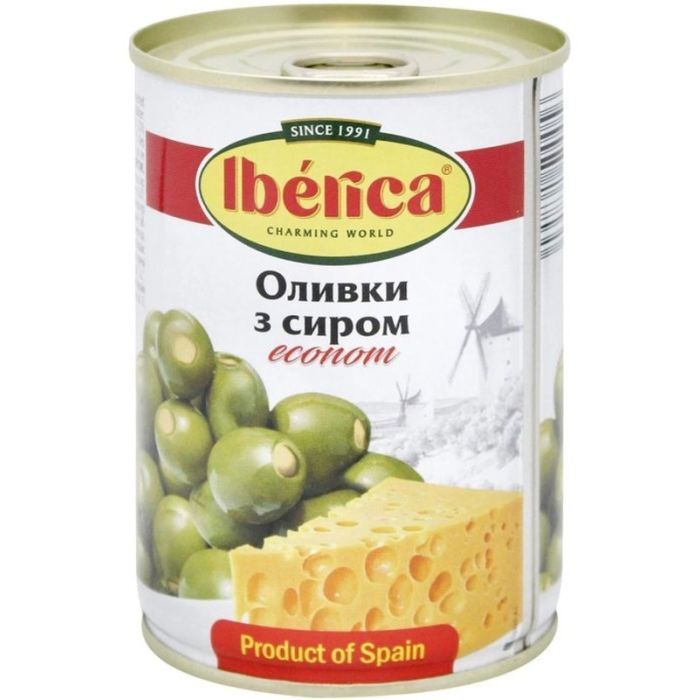 Овочева консервація Iberica Оливки фаршировані сиром 280 г (8435761500056)